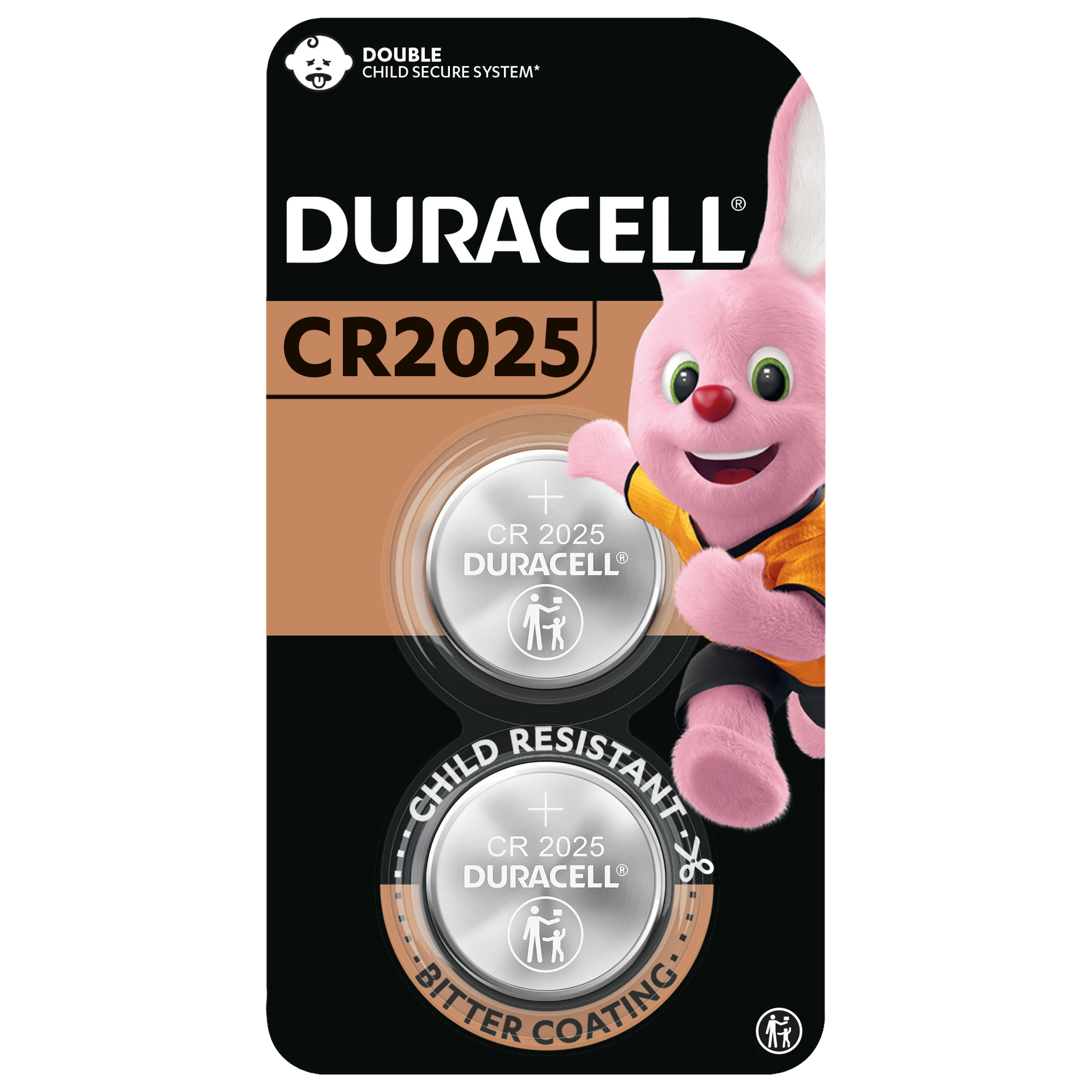 Duracell Lithium Coin Battery 2025 2Pcs